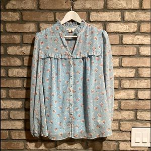Gently worn Boden size 8 chiffon blouse